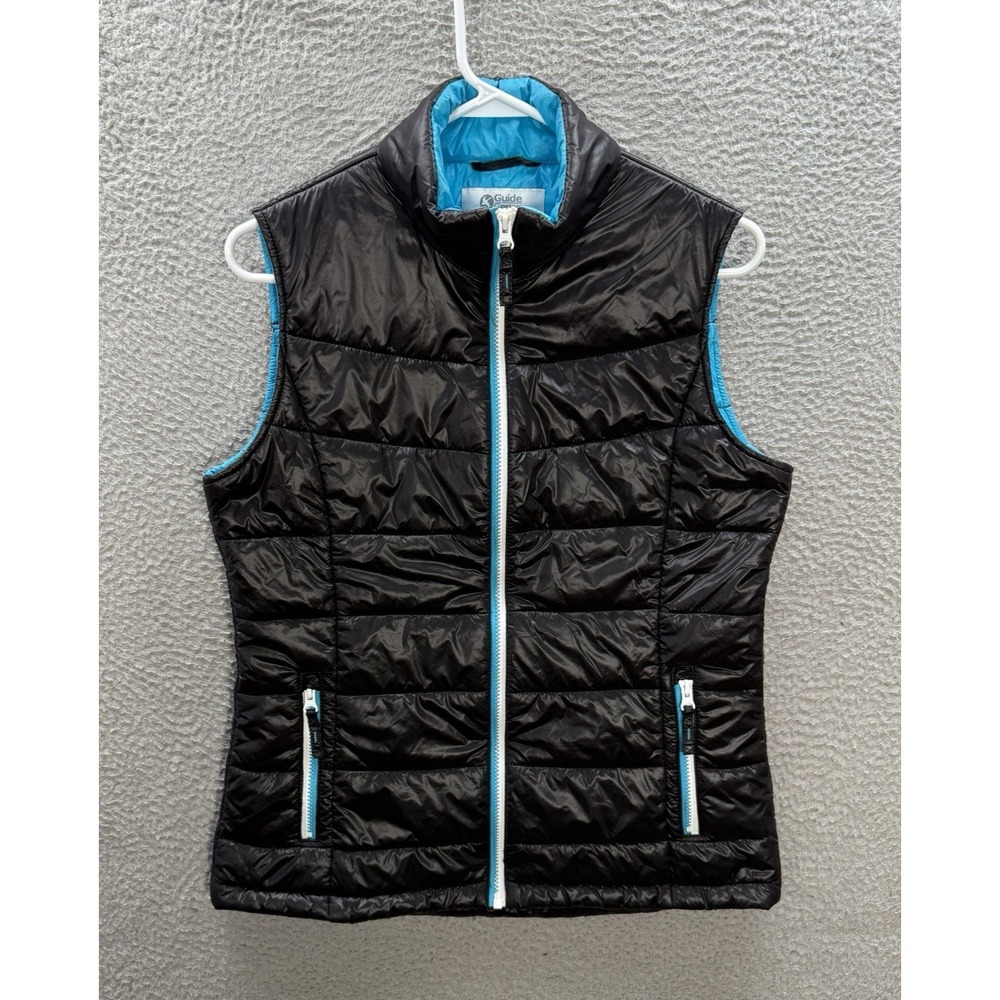 Gander Mountain Guide Series‎ Vest Womens Medium Black Quilted Puffer Packable